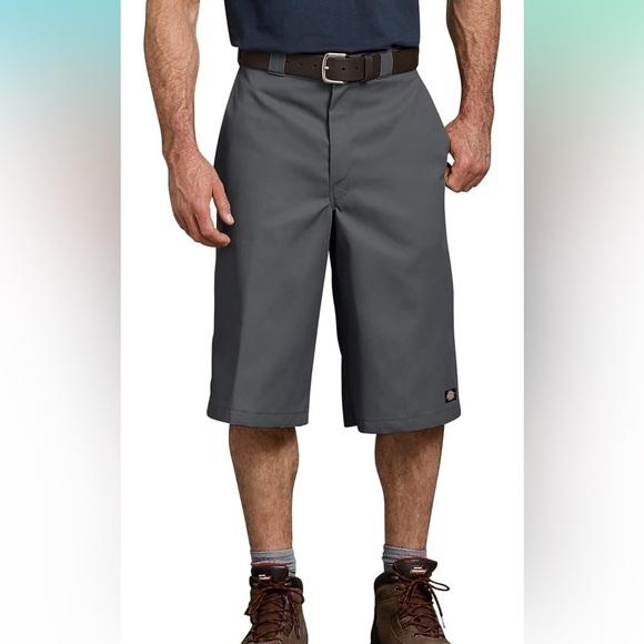 Dickies Men's 13” Inseam Twill Work Short W/ Multi Use Cell Phone Pocket Sz 38 - Picture 1 of 6